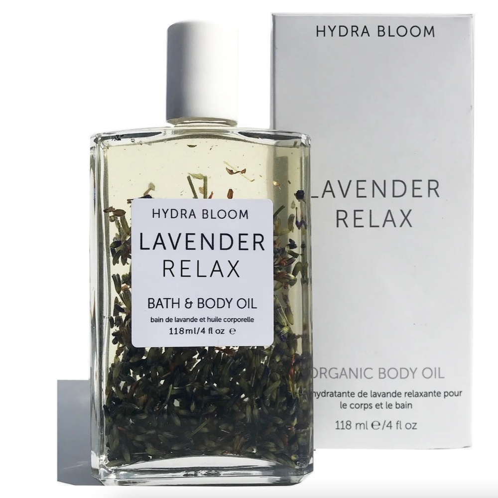 NEW Hydra Bloom Lavender Relax Body and Bath Oil - 118ml | Hydra Bloom